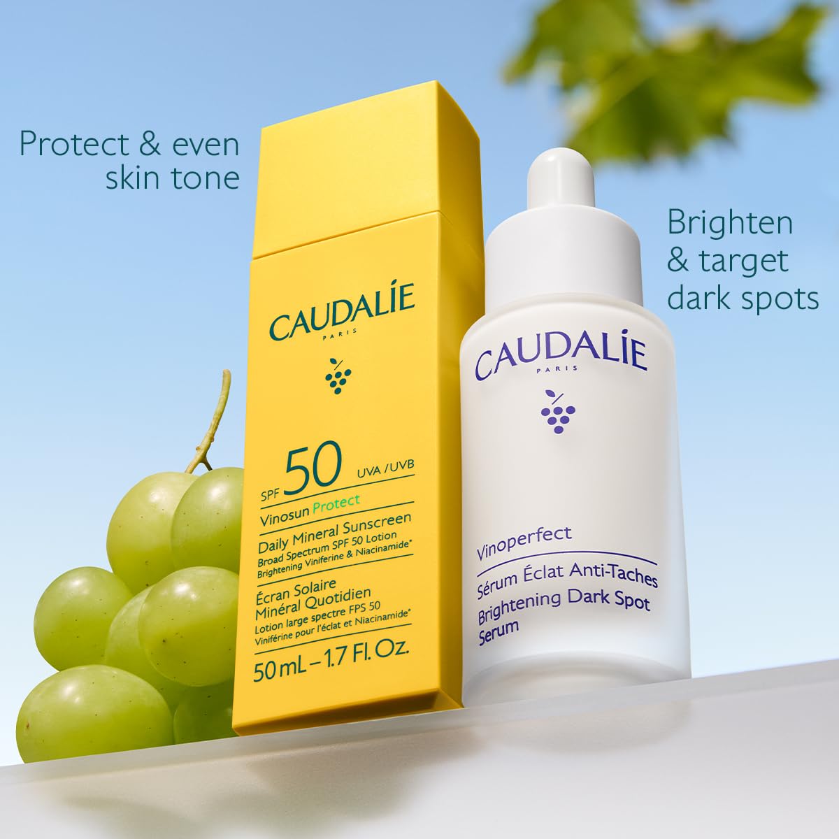 Caudalie Vinosun Protect como base ligera de maquillaje