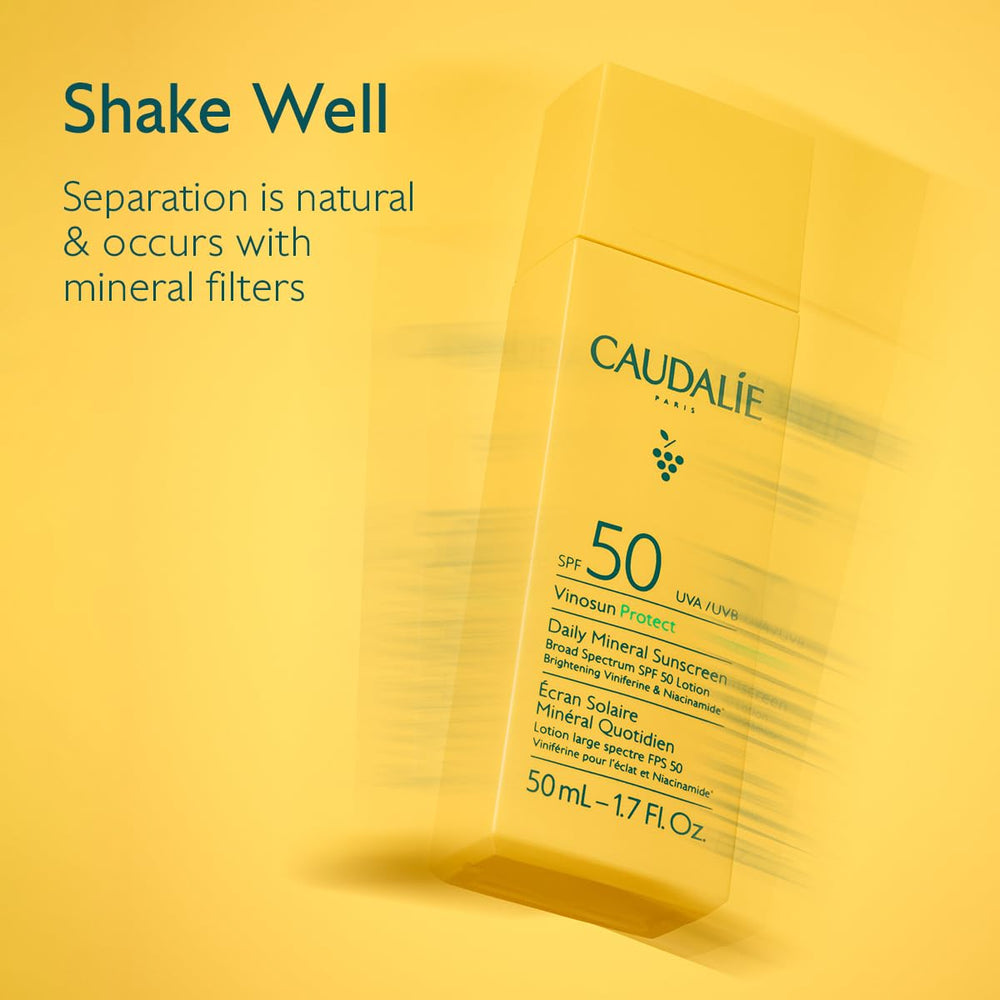Fórmula sin fragancia de Caudalie Vinosun Protect para piel sensible
