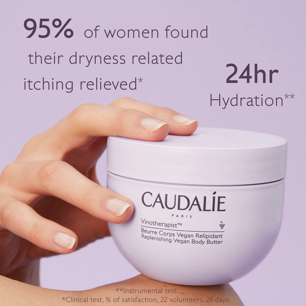 Caudalie Vinotherapist manteca corporal vegana para uso diario con aplicación manual