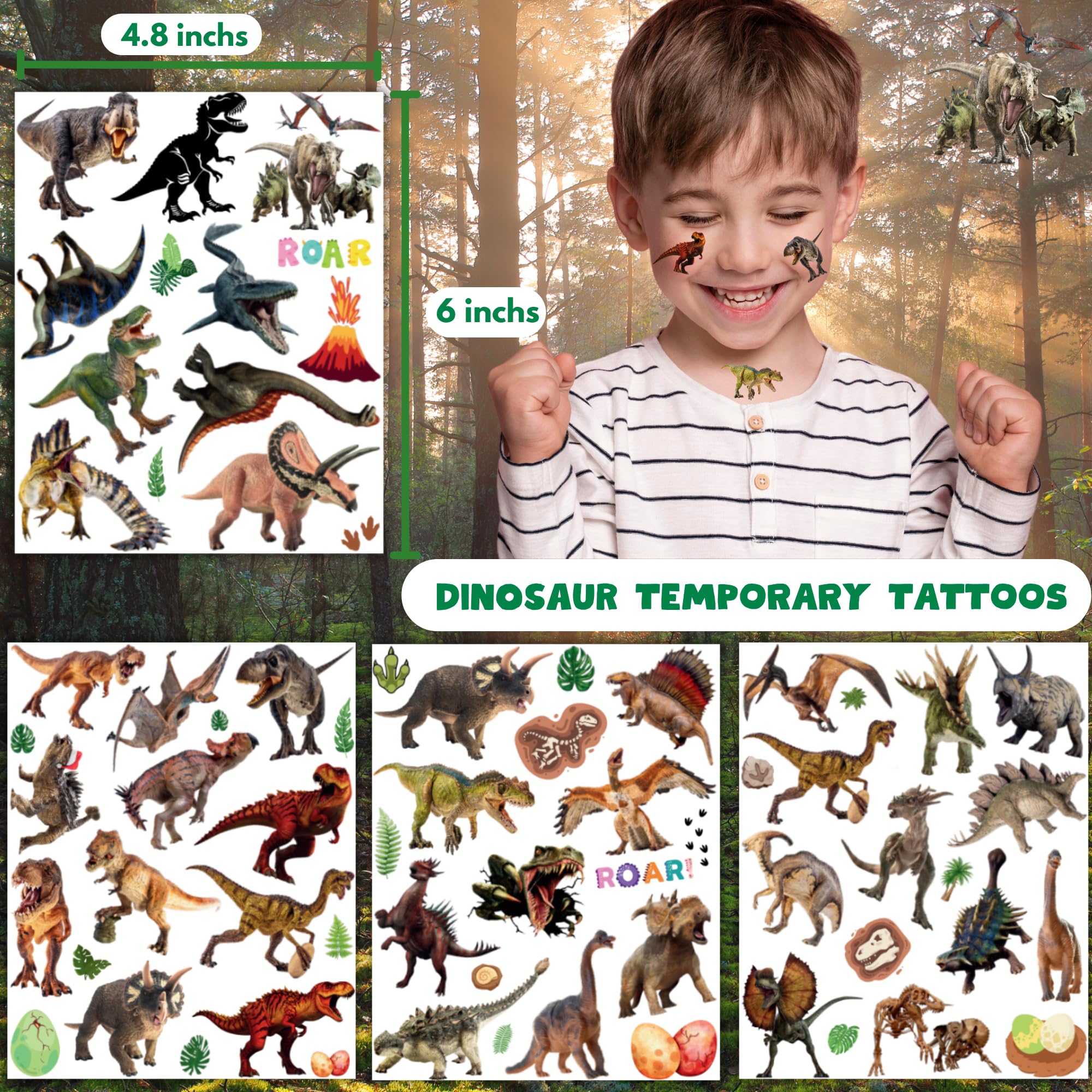CAVALATAT: diseños de dinosaurios 3D para divertir a los niños en fiestas.
