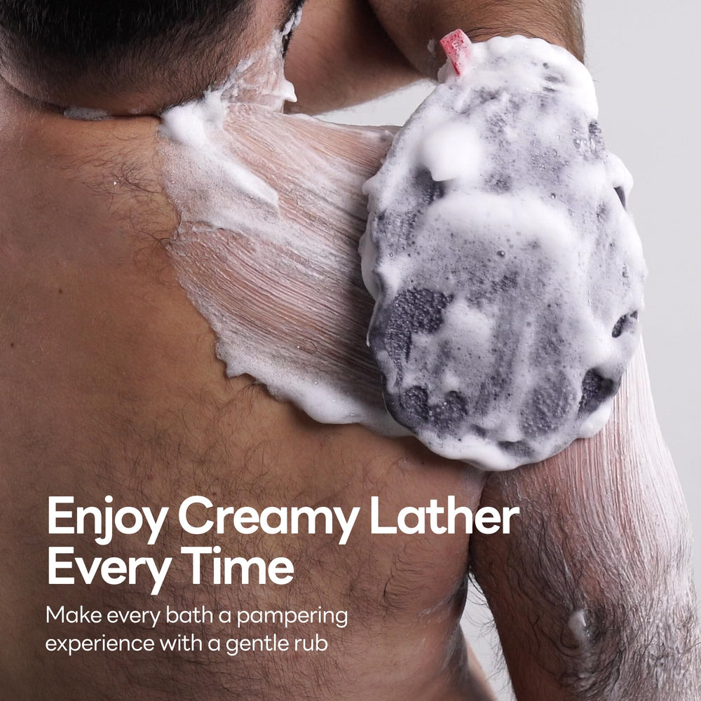 Guante exfoliante Caveem, mantenimiento fácil, ideal para casa o viaje.