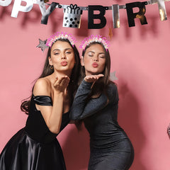 Accesorio para cabello CAVETEE cumpleaños rosa para sesiones fotográficas