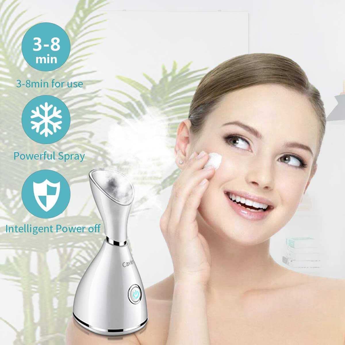 Banda para el cabello de Caviens Nwsw, cómoda durante sesiones faciales.