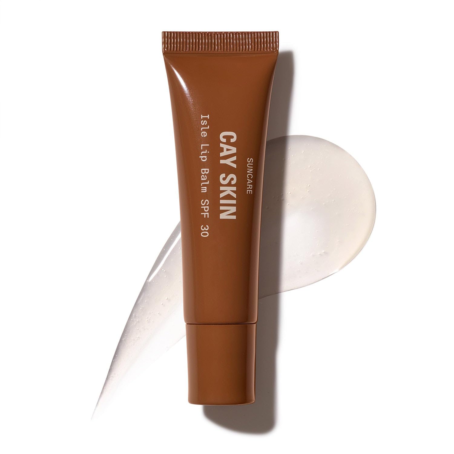 Cay Skin Isle Lip Balm SPF 30 brillo reluciente en labios, hidratación visible