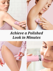 Cayzor Bikini Trimmer con cabezal de afeitado suave para acabado cercano y cómodo.