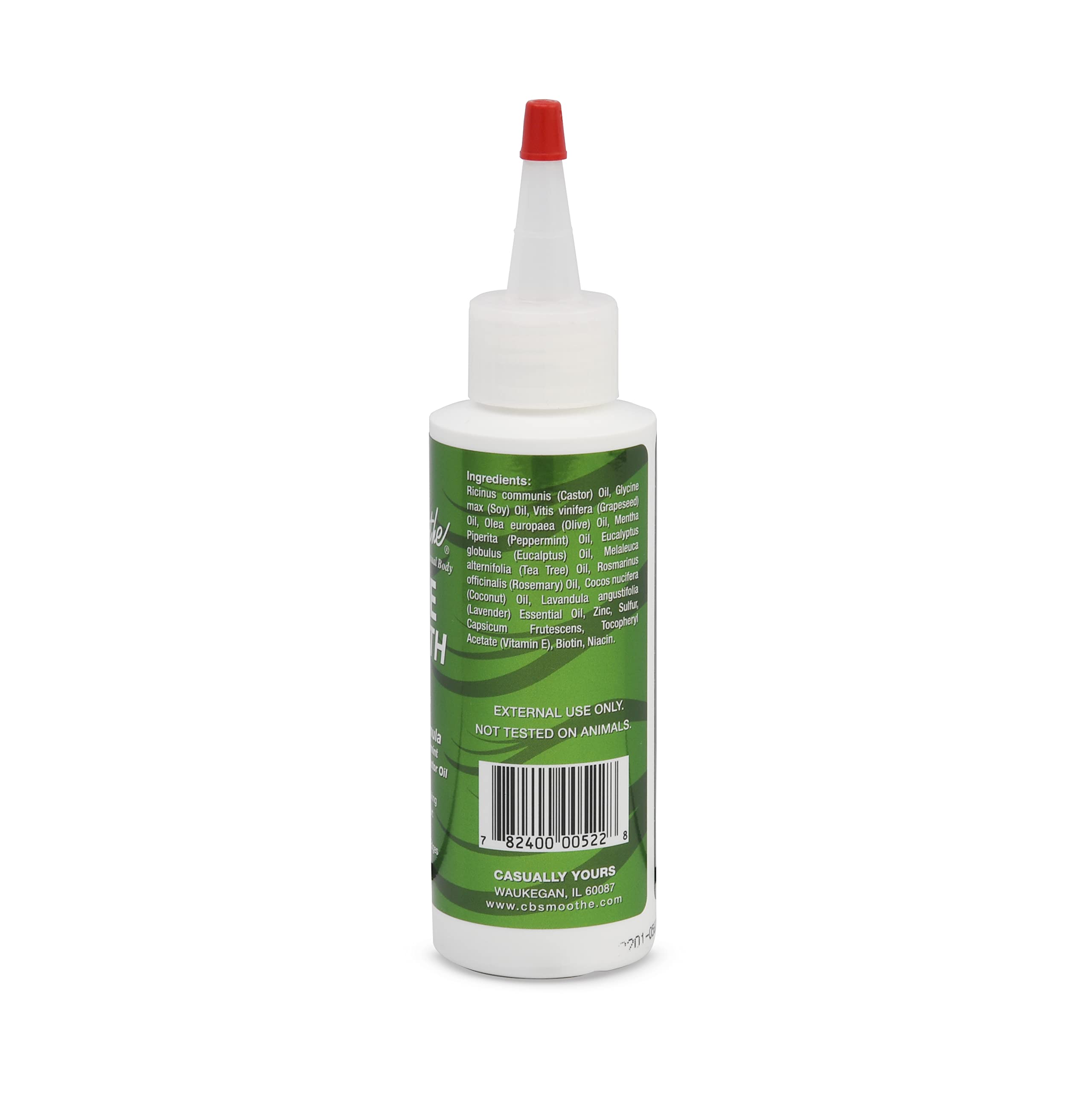 CB Smoothe envase de 118 ml con diseño ergonómico.