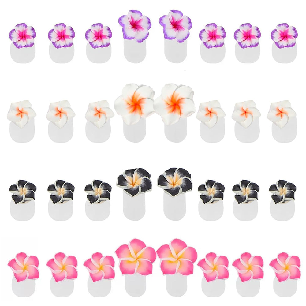 Cbbaokyy separadores de dedos silicona flor coloridos para manicura precisa