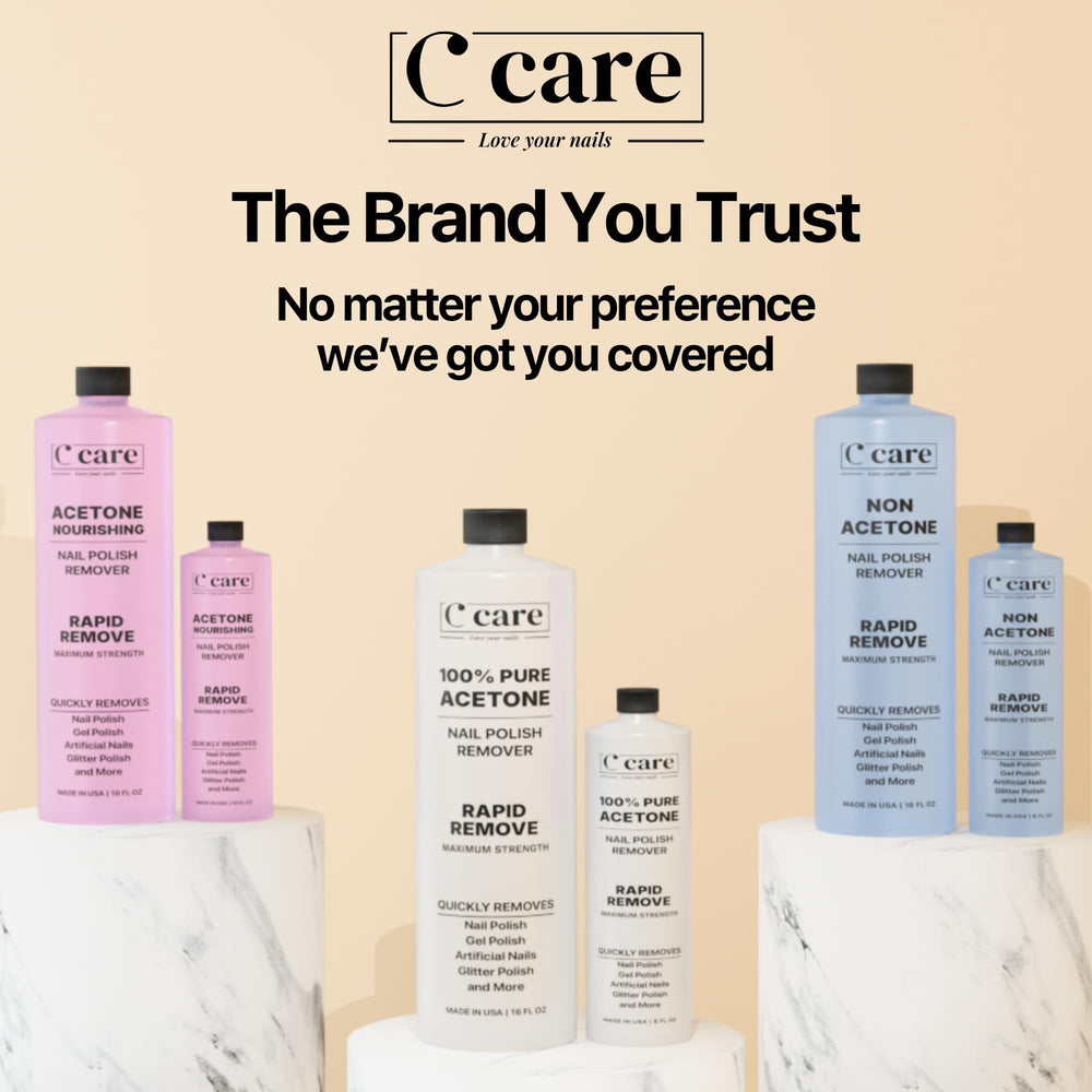 C CARE acetona pura: almacenamiento seguro y versatilidad multiusos.