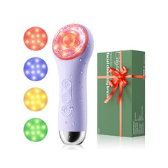 Ccigedy Brosse Visage LED bleu: clarifie et revitalise la peau