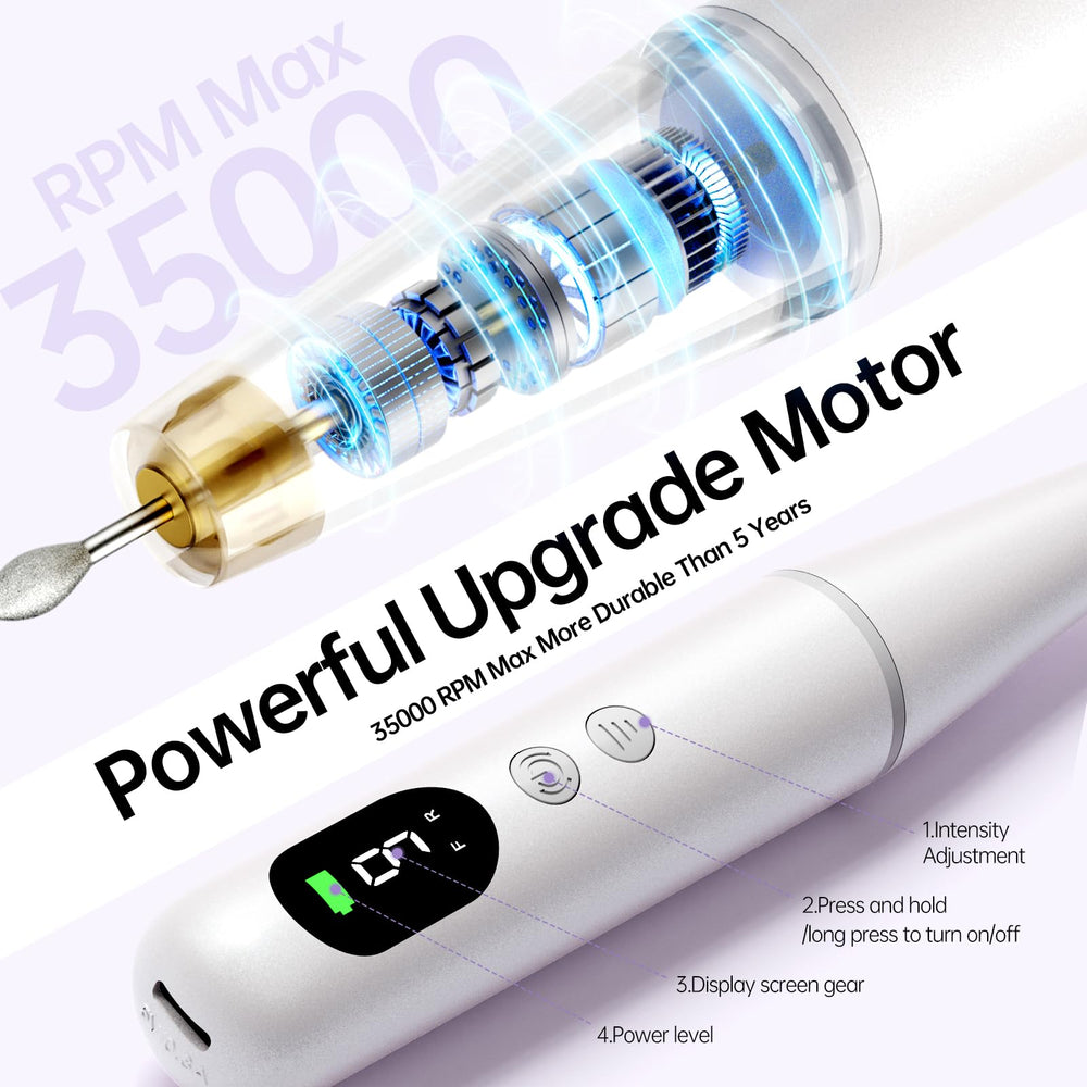 Ccigedy taladro con direcciones de rotación dual para mayor versatilidad.