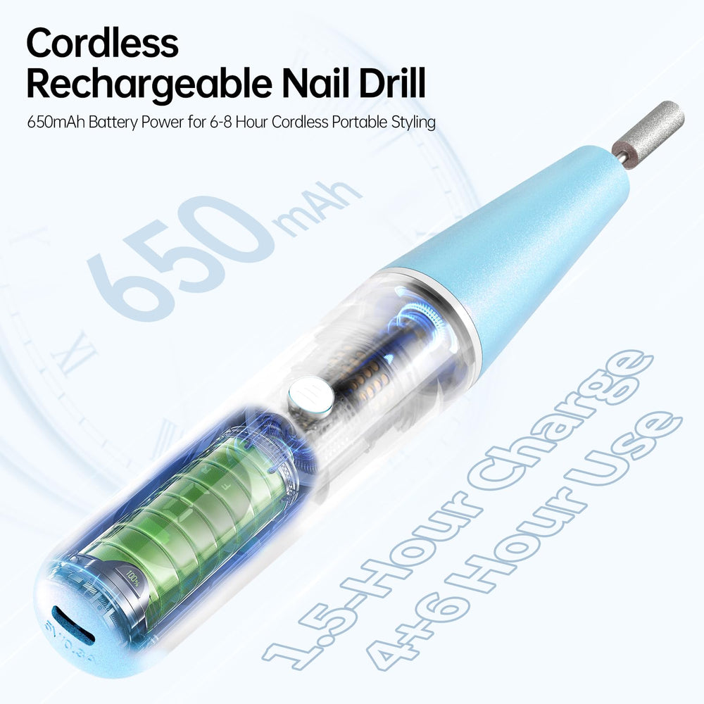 Ccigedy diseño cordless ligero, ideal para viajar.