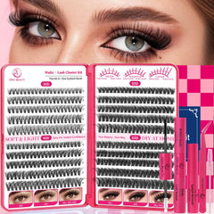 CCODDY Waltz lash clusters kit 30d: volumen natural para ojos.
