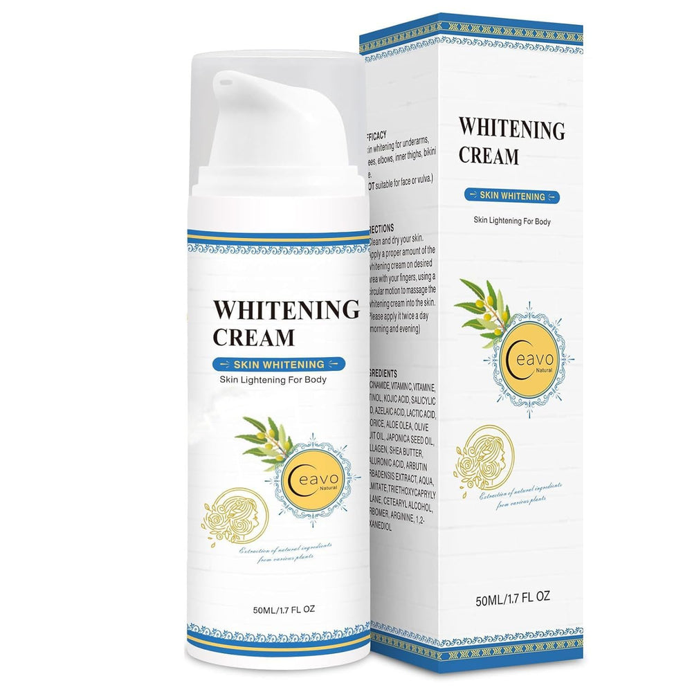 Ceavo crema aclaradora para aplicación suave, absorción rápida y ligera