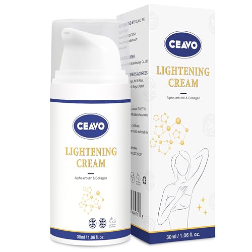 Ceavo crema aclaradora para piel lista para el verano, tono uniforme en todo el cuerpo.