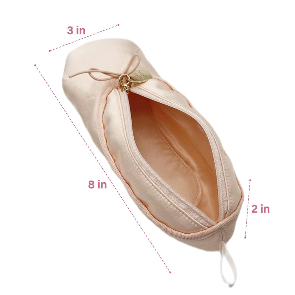CECKQUE bolsa maquillaje ballet, versión duradera con cremallera.