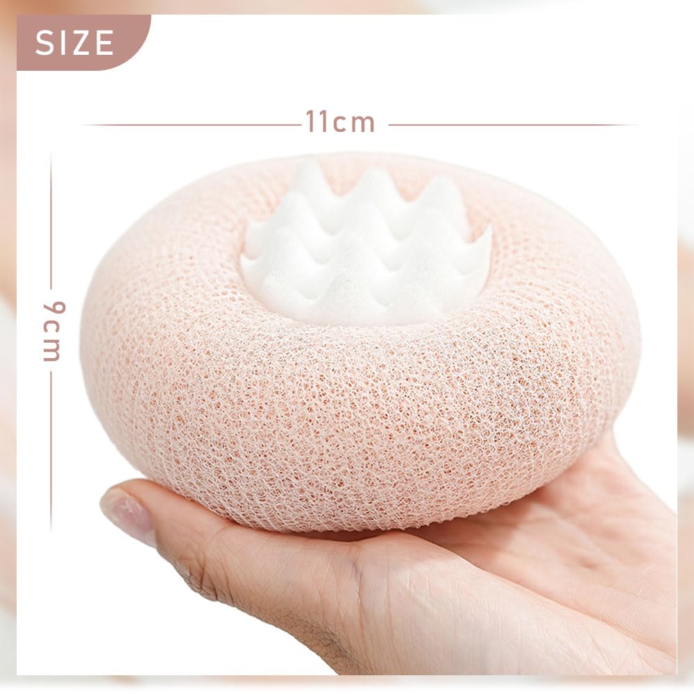 Cecurpo bola girasol uso diario, ideal para ritual de ducha.