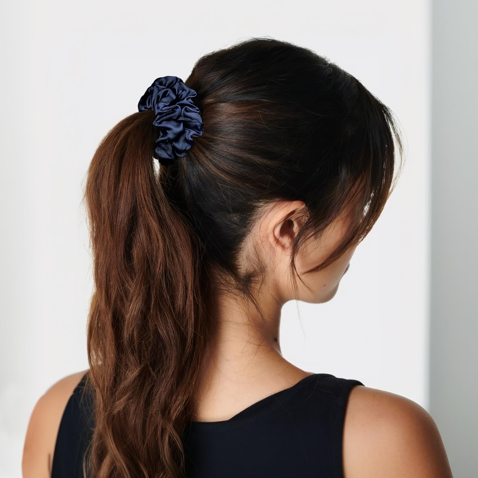 CEELGON coleteros satinados como regalo para damas de honor, azul gradiente.