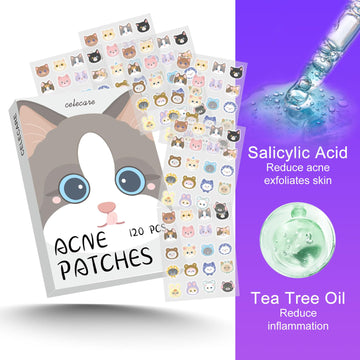 CELECARE hidrocoloide con aceite de árbol de té y ácido salicílico para la piel.