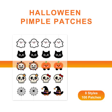 Celecare parches acne Halloween calaveras de pareja, ideal para combinar con tu disfraz.