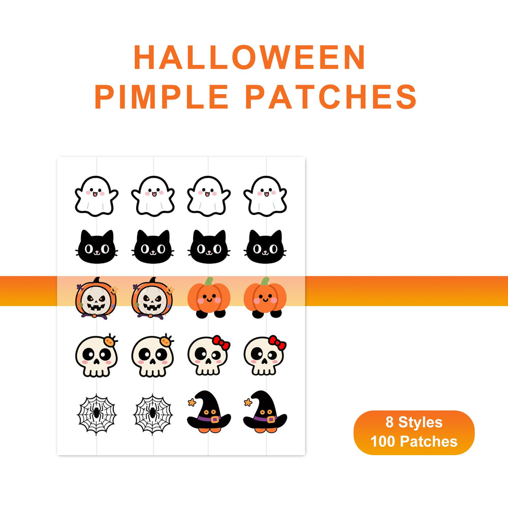 Celecare parches acne Halloween calaveras de pareja, ideal para combinar con tu disfraz.