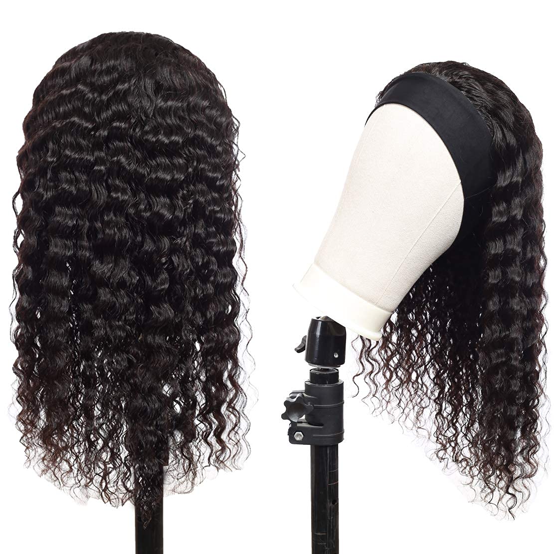 Celiarita banda cabello onda profunda ajuste velcro, fácil de colocar en minutos.