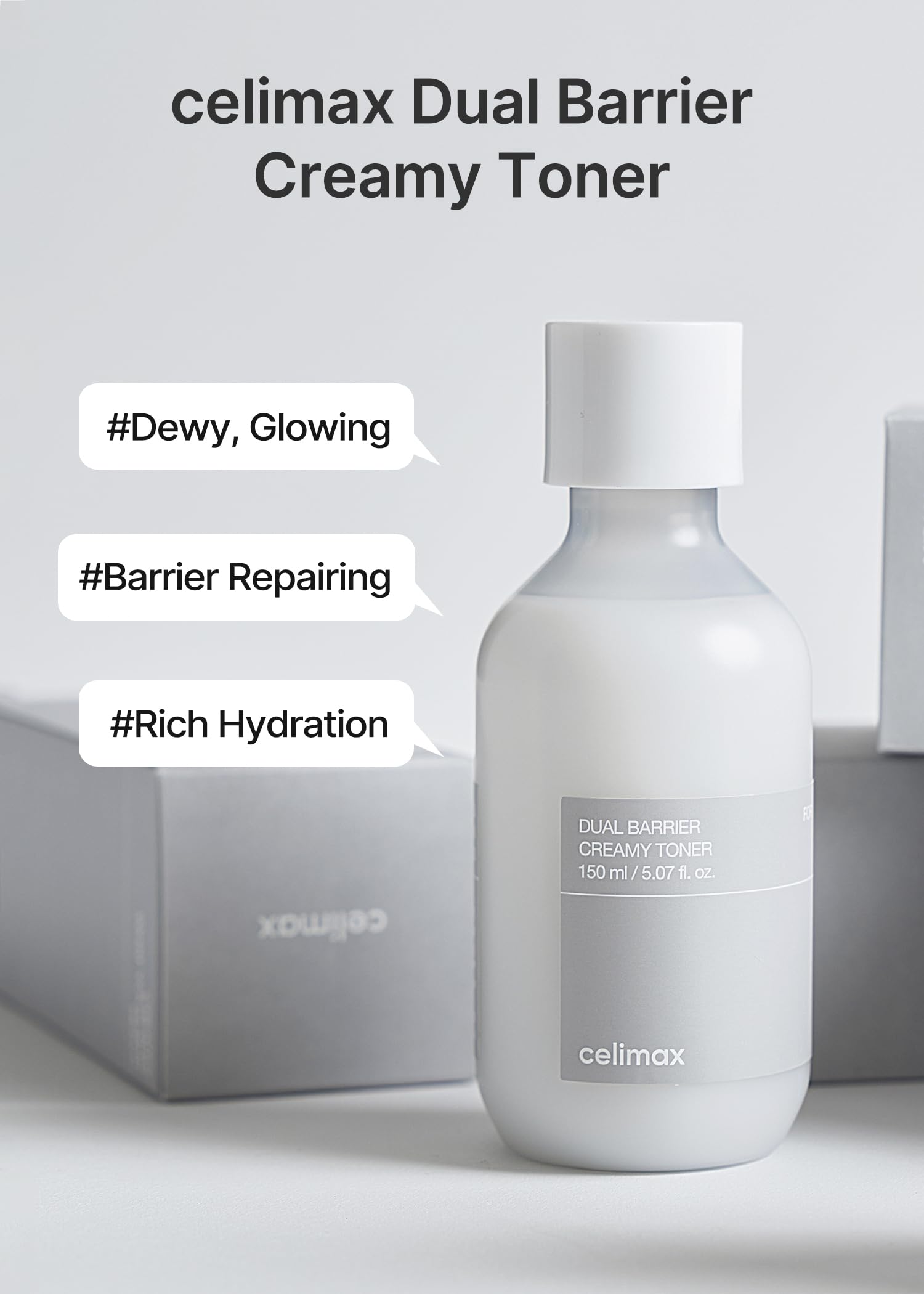 Celimax Tónico Cremoso de Doble Barrera con ceramidas para fortalecer la barrera y hidratación