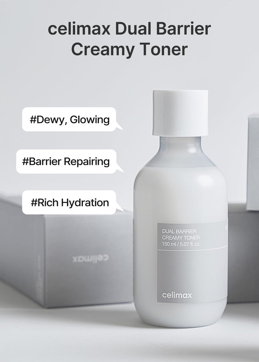 Celimax Tónico Cremoso de Doble Barrera con ceramidas para fortalecer la barrera y hidratación