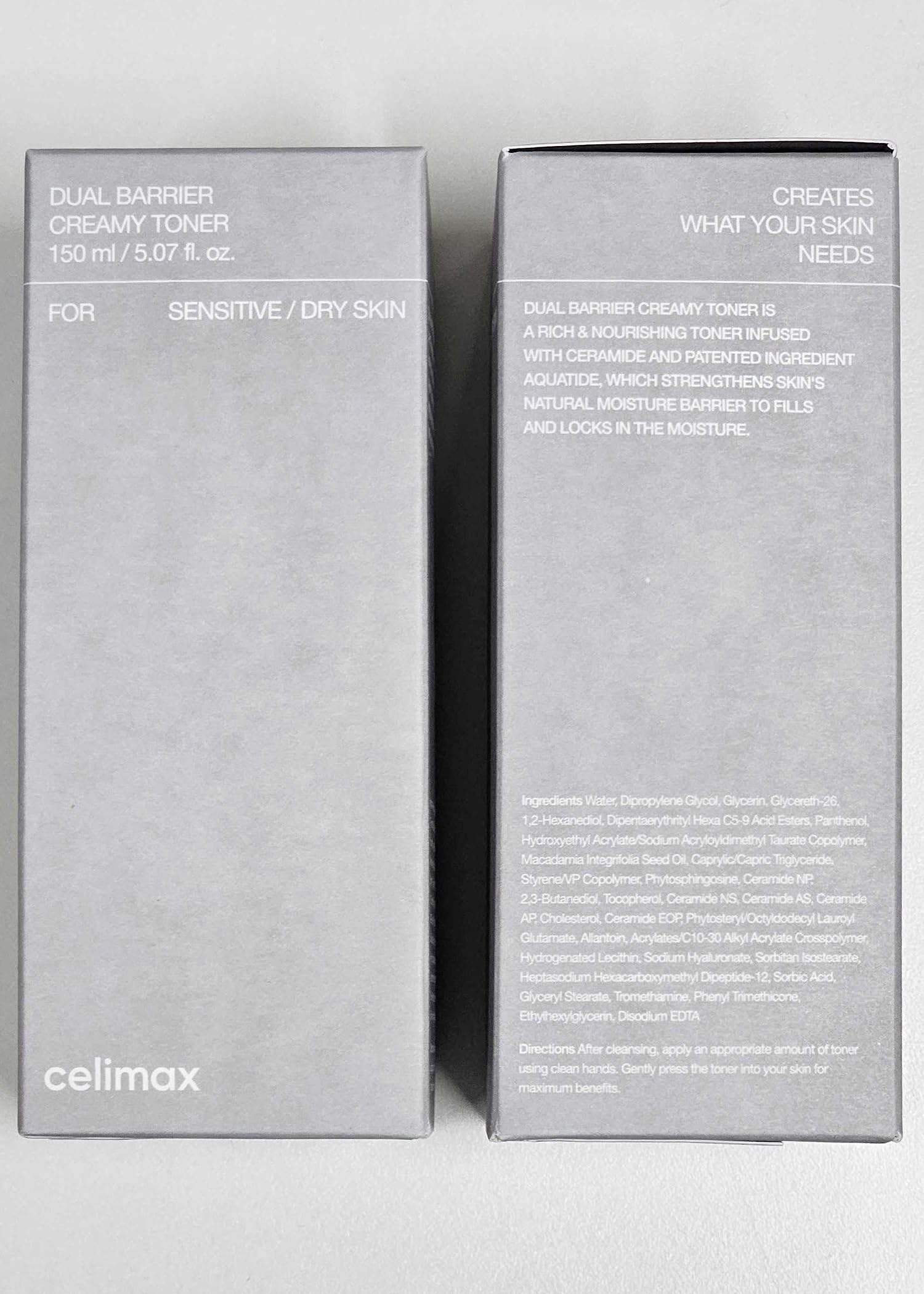 Celimax Tónico Cremoso de Doble Barrera preparado para uso diario