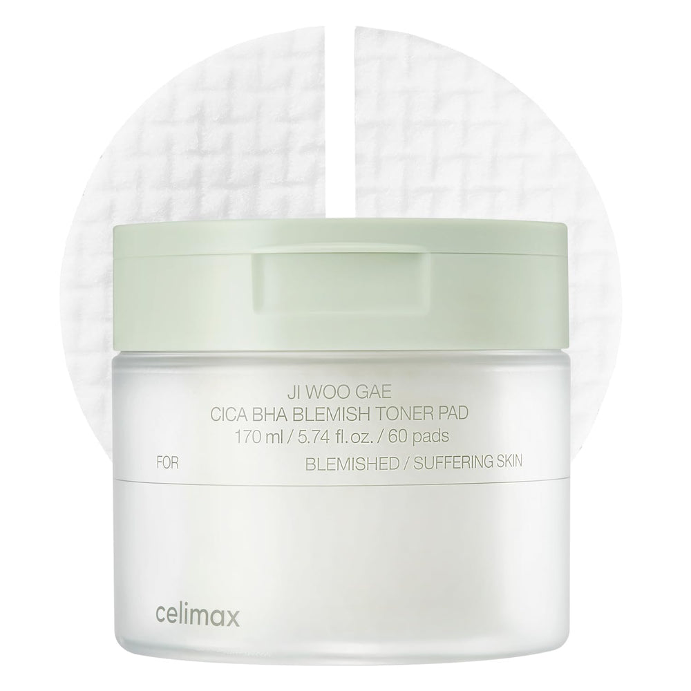 Celimax Ji.Woo.Gae Toner Pad empaque elegante para el cuidado diario de la piel