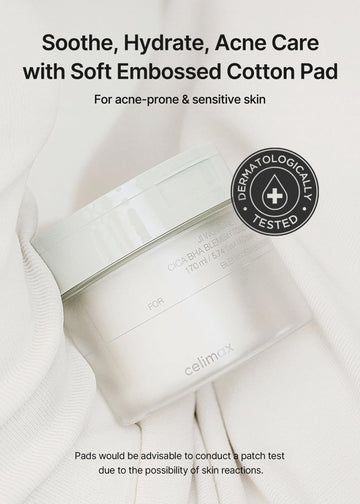 Celimax Ji.Woo.Gae Toner Pad exfoliación suave para textura más uniforme