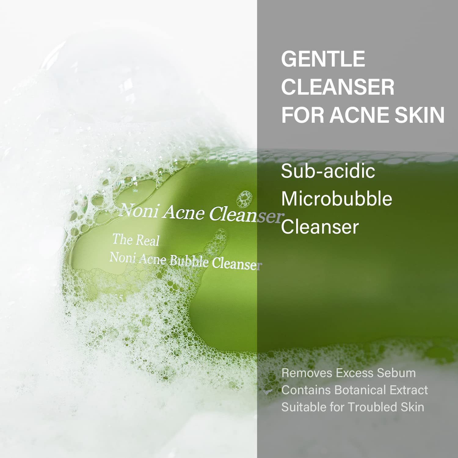 Celimax Noni Bubble Cleanser burbujas suaves limpian poros sin irritar la piel