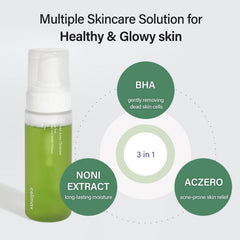 Celimax Noni Bubble Cleanser textura cremosa para limpieza suave y reconfortante