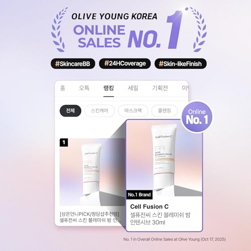 Cell Fusion C Skin Blemish Balm No.19 Light swatches with neutral undertone