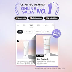 Cell Fusion C Skin Blemish Balm No.19 Light swatches with neutral undertone