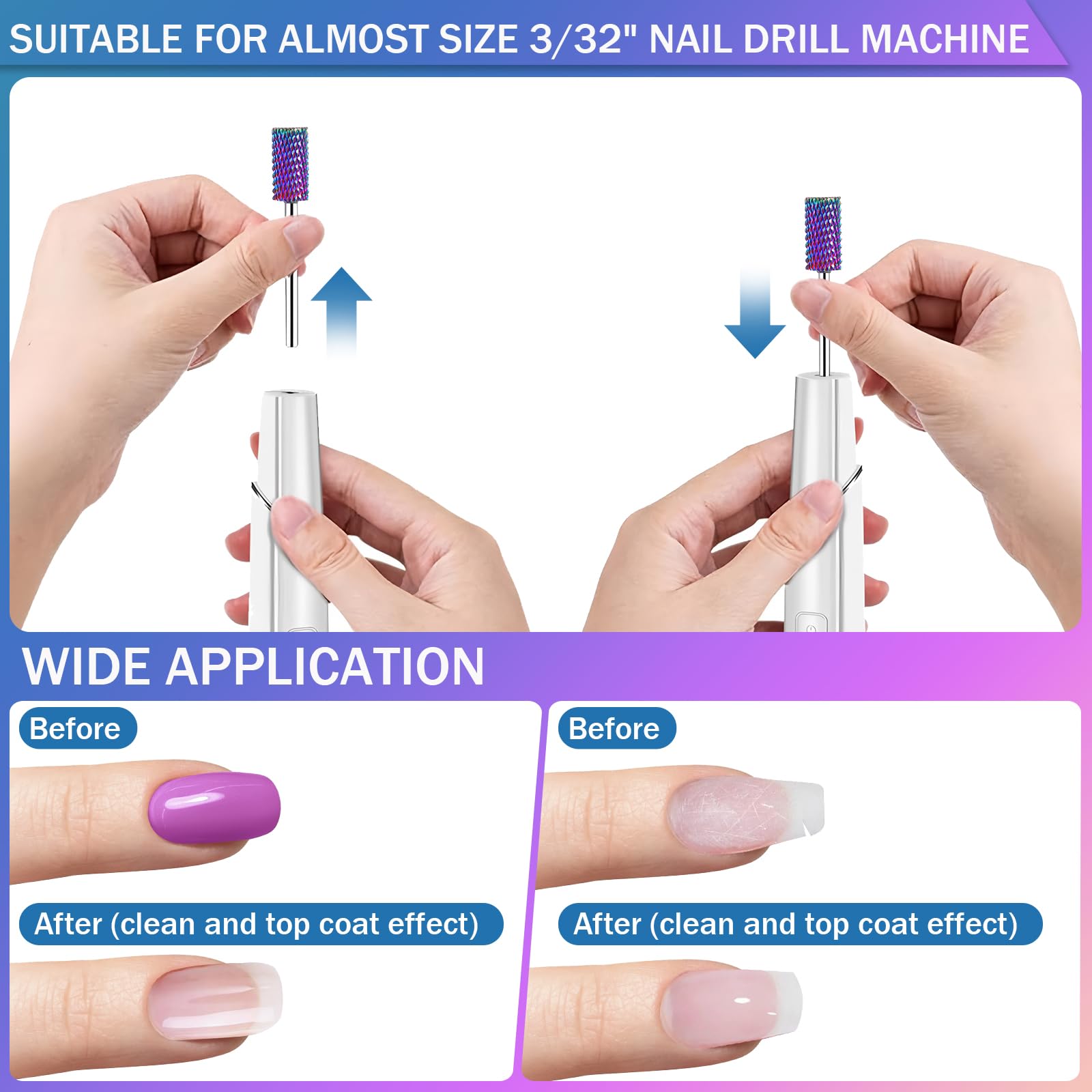 Cepillos de limpieza Cellentool para mantenimiento de puntas de uñas