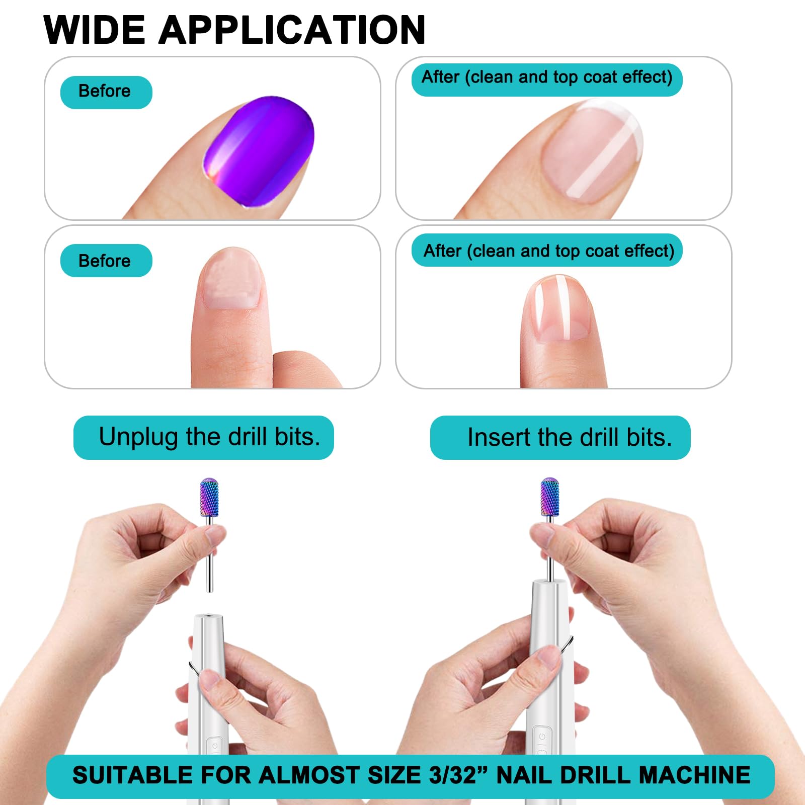 Conjunto Cellentool para preparar uñas de forma rápida y segura.