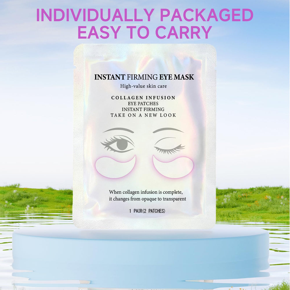 Envase individual CEMSAZORL para parches de ojos, ideal para viaje.