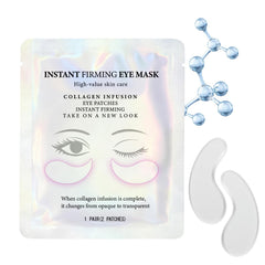 Parches para contorno de ojos CEMSAZORL con colágeno para firmeza instantánea.