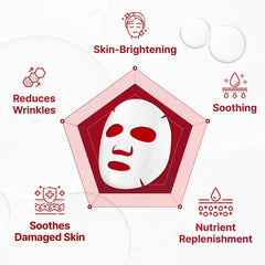 Centellian 24 Madeca Derma Mask con TECA para nutrir y apoyar la reparación nocturna.
