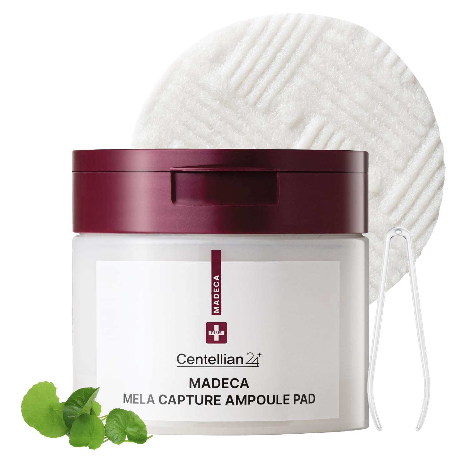 CENTELLIAN 24 Madeca Mela Capture Ampoule Pad en empaque compacto para uso diario.