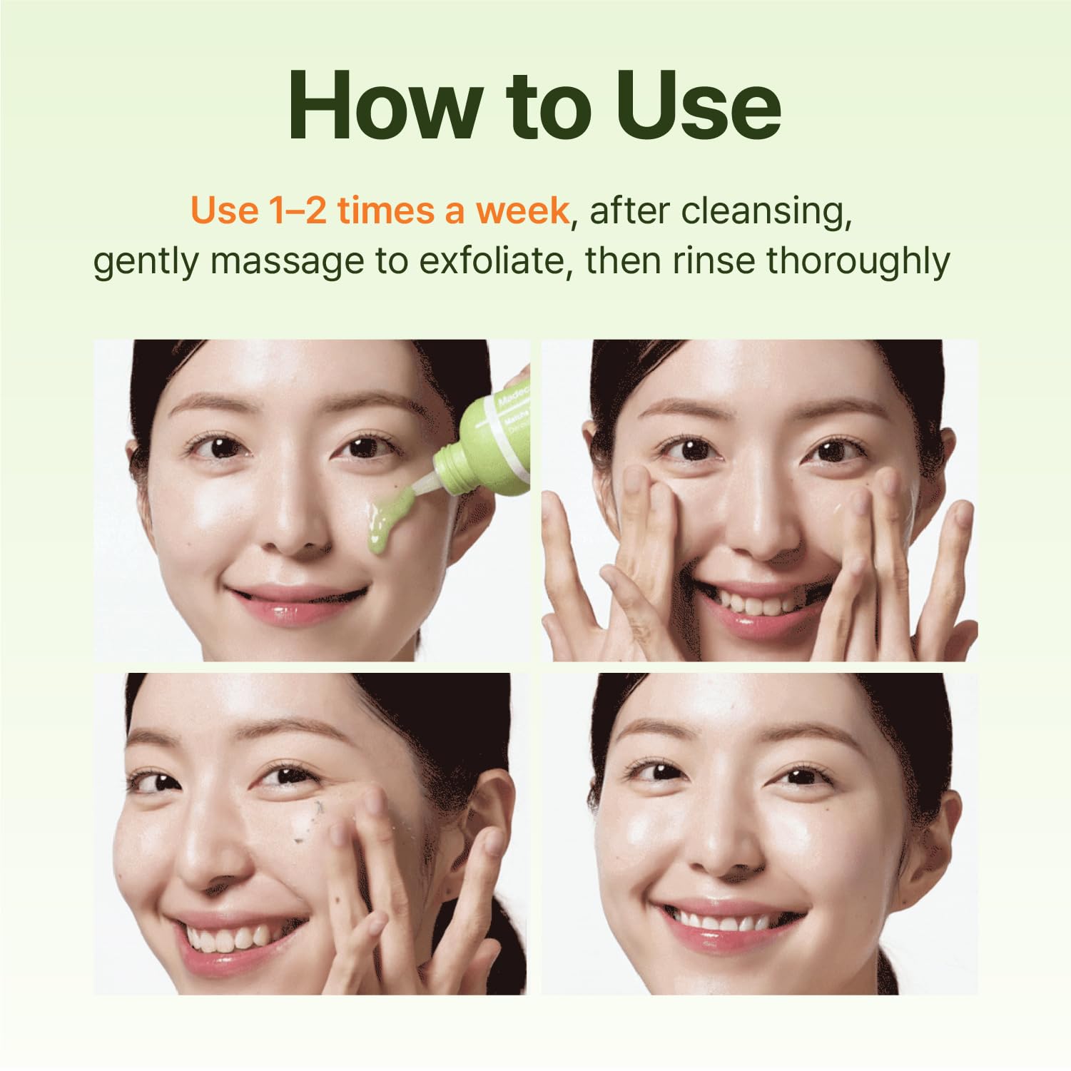 CENTELLIAN 24 Madeca Matcha Peeling Gel masaje facial para renovación suave