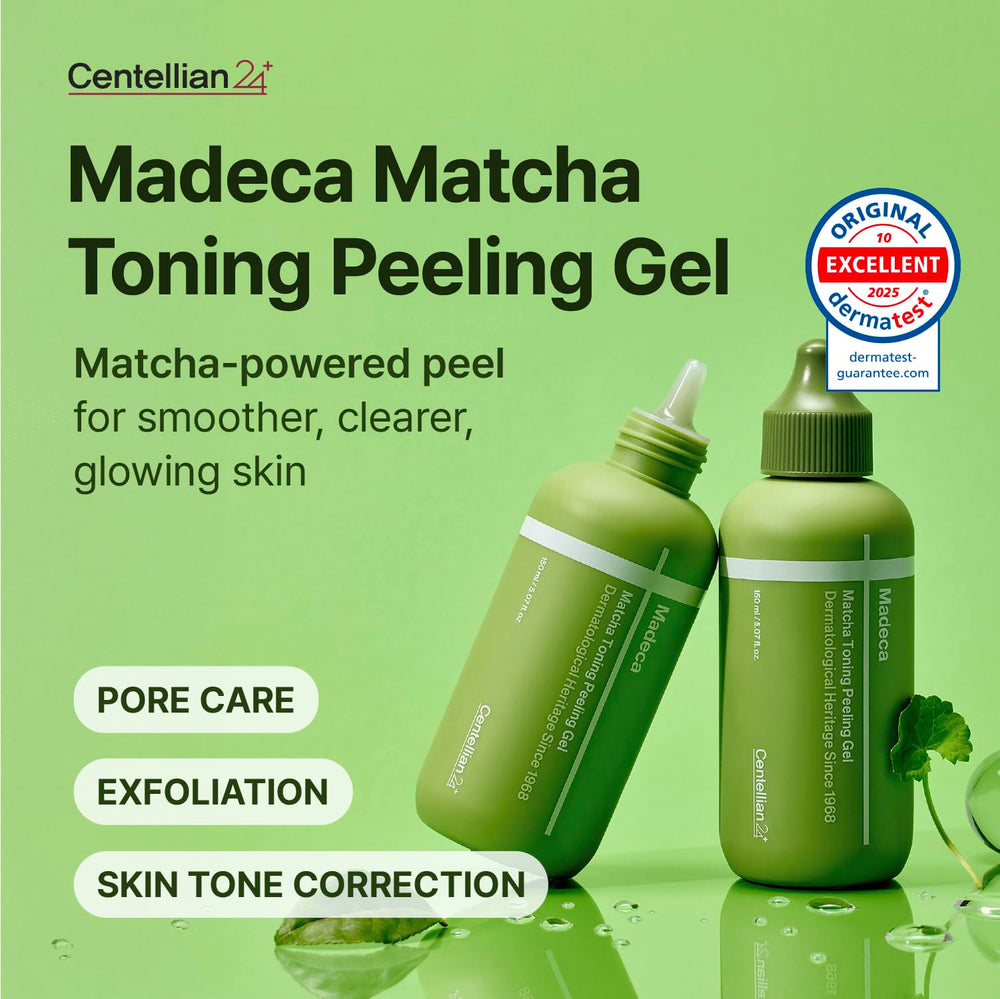 CENTELLIAN 24 Madeca Matcha Peeling Gel textura suave para piel sensible