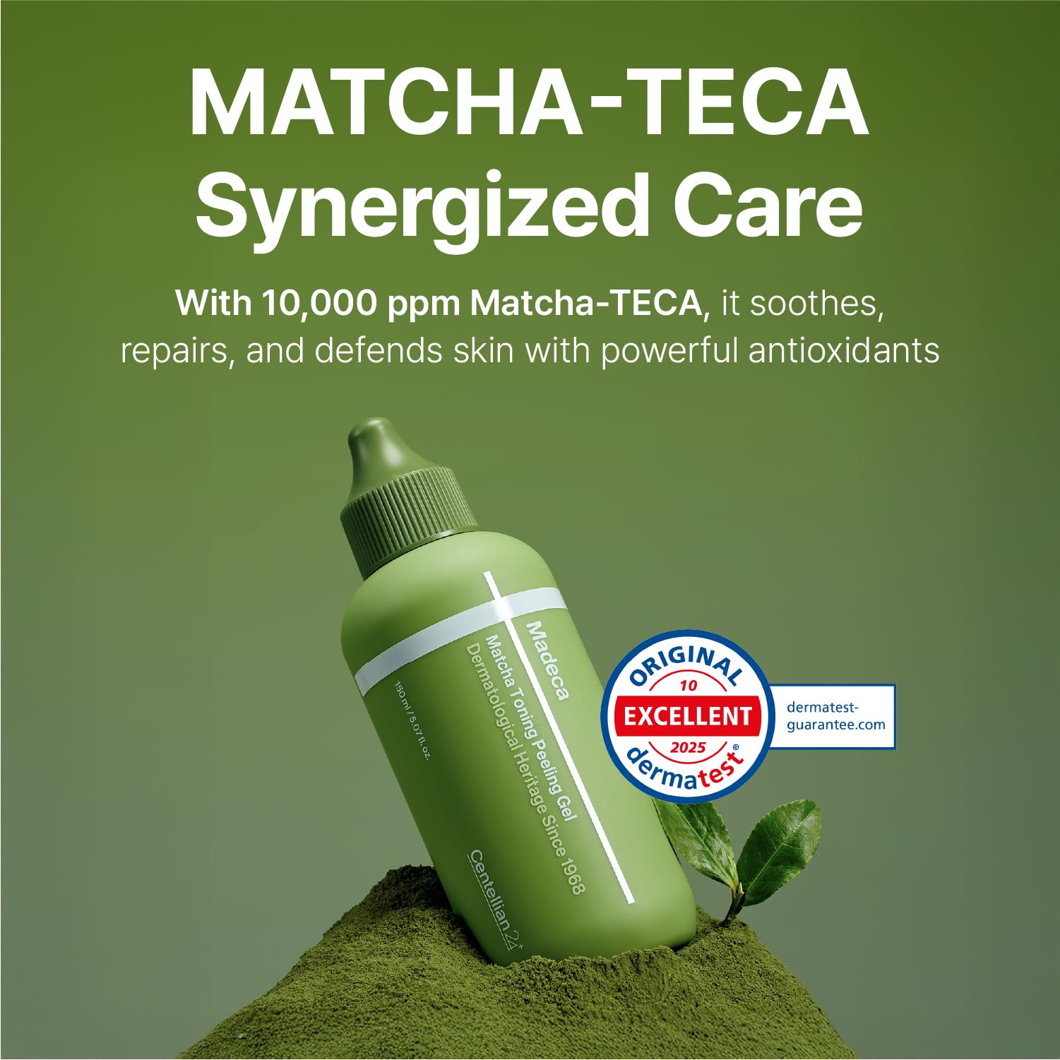 CENTELLIAN 24 Madeca Matcha Peeling Gel rostro y cuerpo exfoliación suave