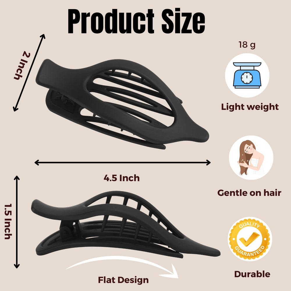 CENTSTAR detalle dientes anti-deslizantes para fijar el cabello con precisión.