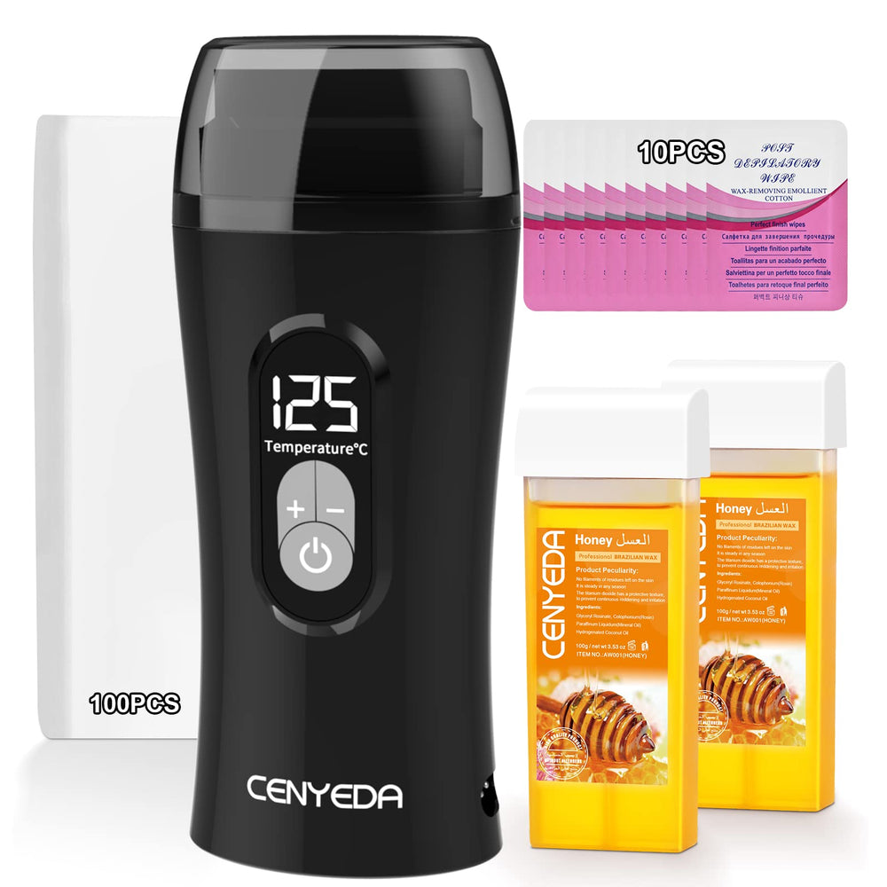 Calentador digital de CENYEDA con temperatura estable para depilación en casa.