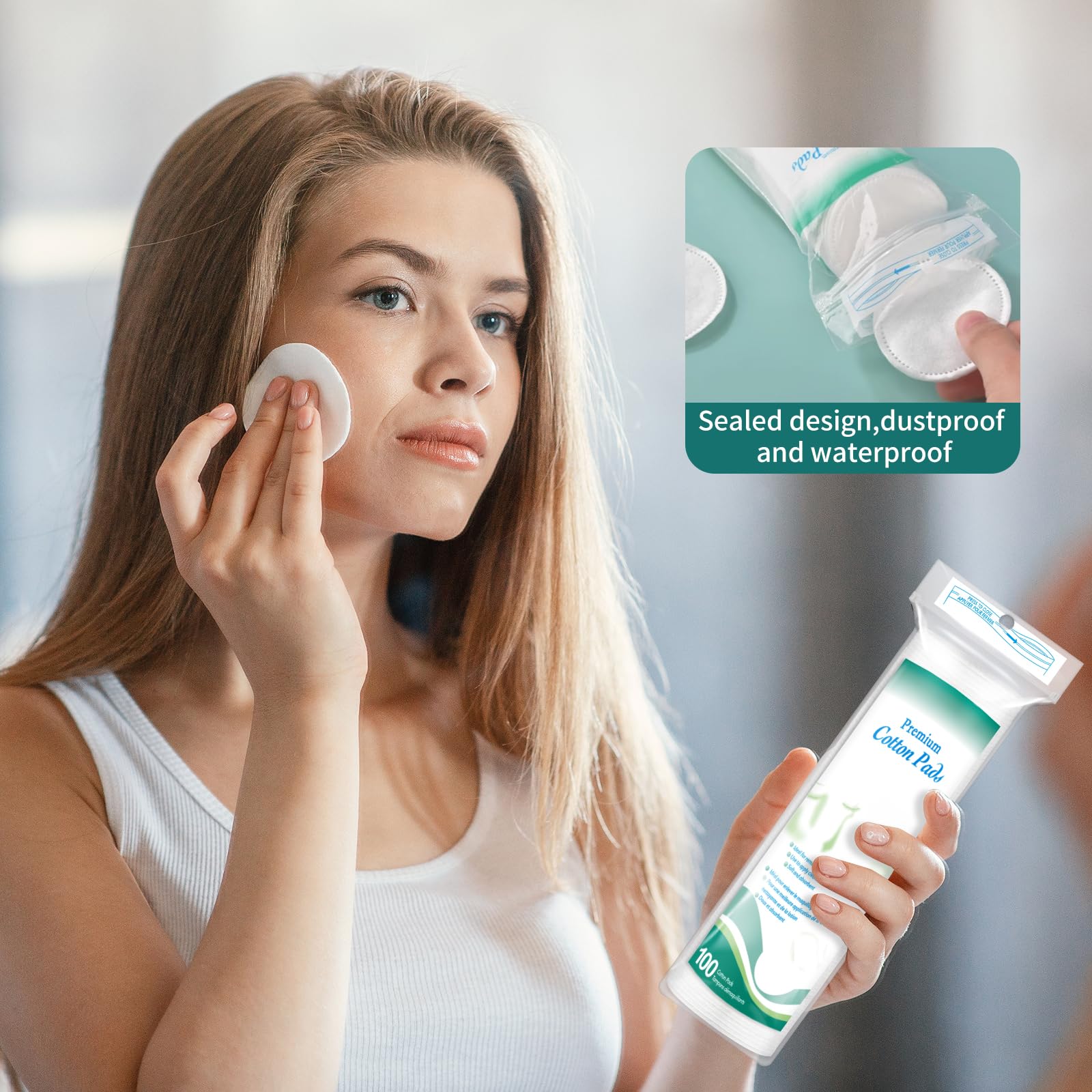 CenYouful conjunto 300 unidades para rutina diaria de desmaquillado y crema