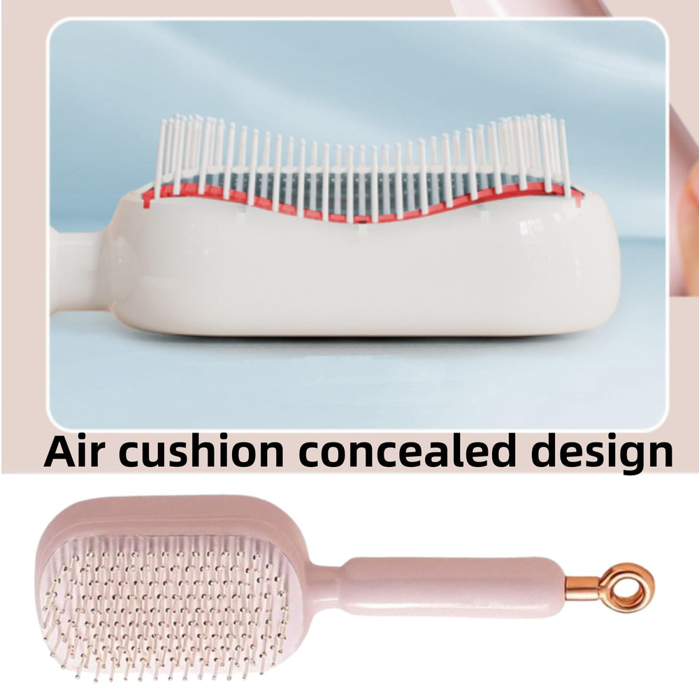 Cepillo antiestático ideal para cabello largo o rizado.