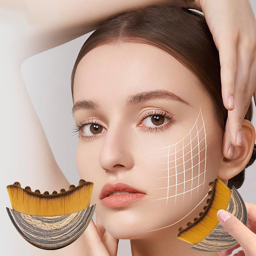 Cepillo linfático para rostro, efecto lifting suave