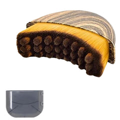 Cepillo contorno linfático facial ergonómico para drenaje suave y preciso.