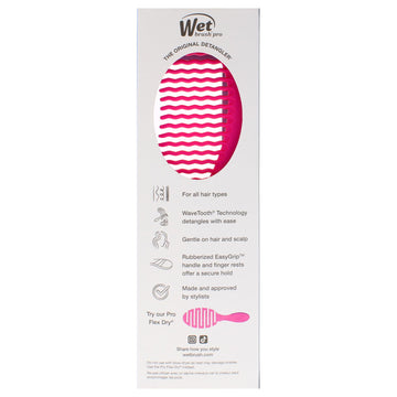 Wet Brush Pro Morado: diseño profesional recomendado para estilistas y uso diario.